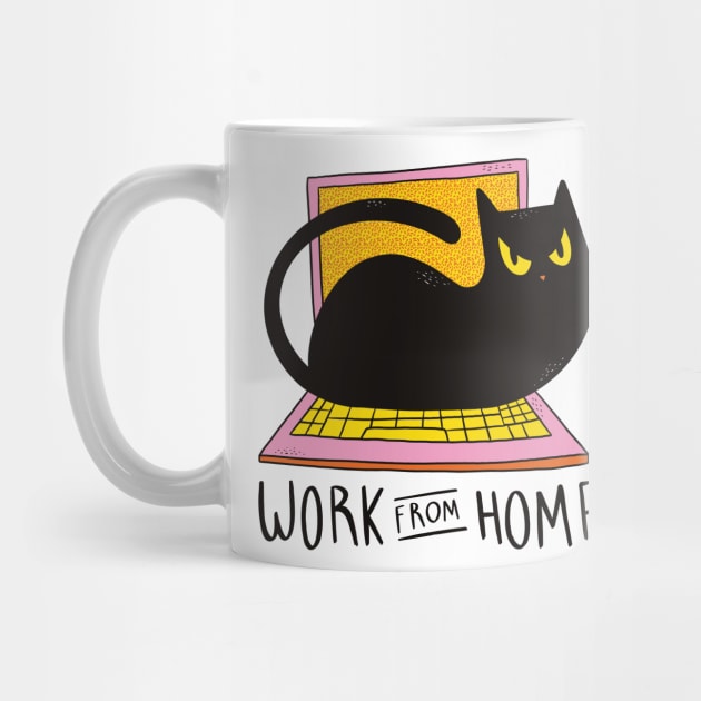 Work From Home And Love Your Cat by Delicious Design